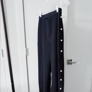 Flared Pants with pear detail